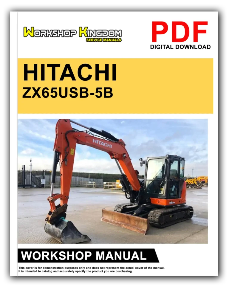 HITACHI ZX65USB-5B Workshop Repair Service Manual – English – PDF Download
