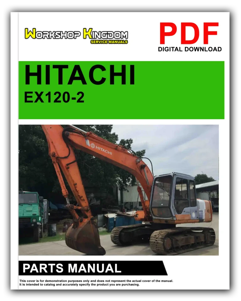 HITACHI EX120-2 Spare Parts Catalogue Manual – English – PDF Download