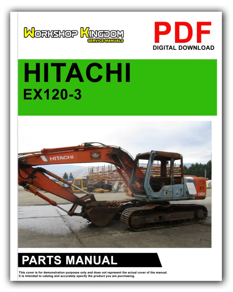 HITACHI EX120-3 Spare Parts Catalogue Manual – English – PDF Download