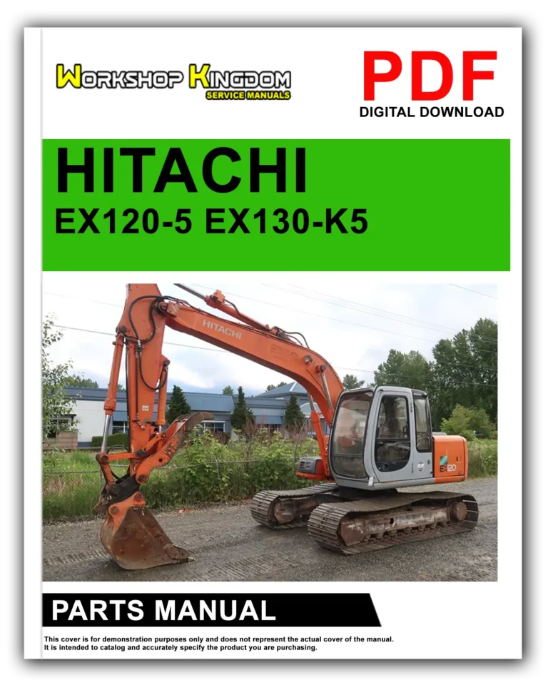 HITACHI EX120-5 EX130-K5 Spare Parts Catalogue Manual – English – PDF Download