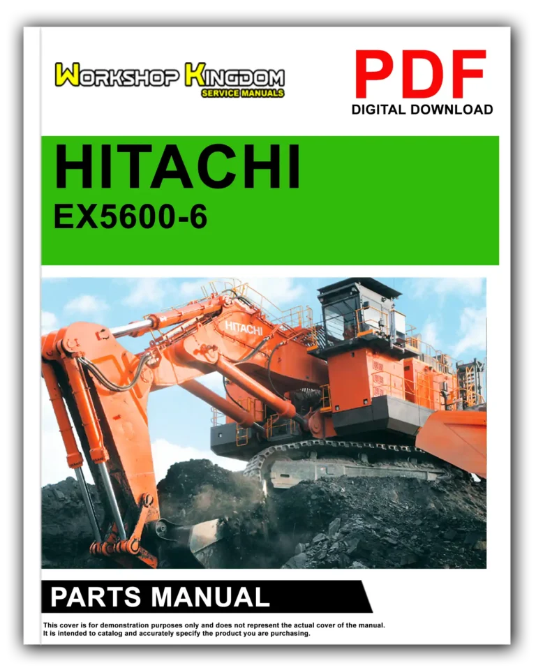 HITACHI EX5600-6 Spare Parts Catalogue Manual – English – PDF Download