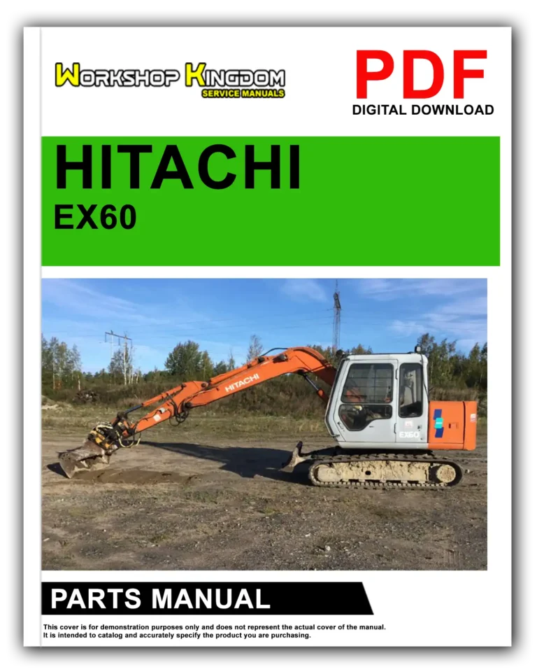 HITACHI EX60 Spare Parts Catalogue Manual – English – PDF Download