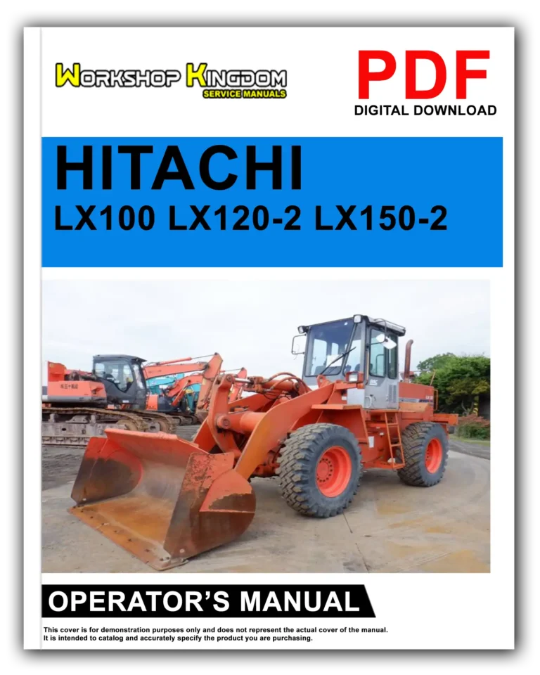 HITACHI LX100 LX120-2 LX150-2 Operator’s Manual – English – PDF Download
