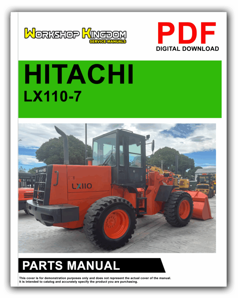 HITACHI LX110-7 Spare Parts Catalogue Manual – English – PDF Download