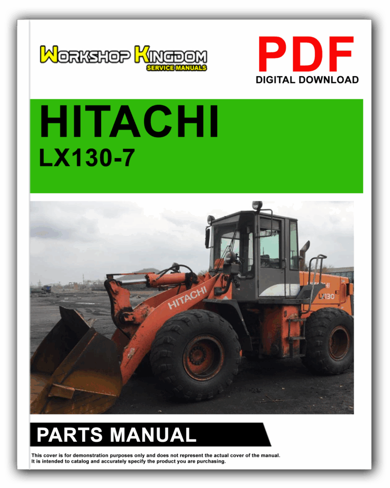 HITACHI LX130-7 Spare Parts Catalogue Manual – English – PDF Download