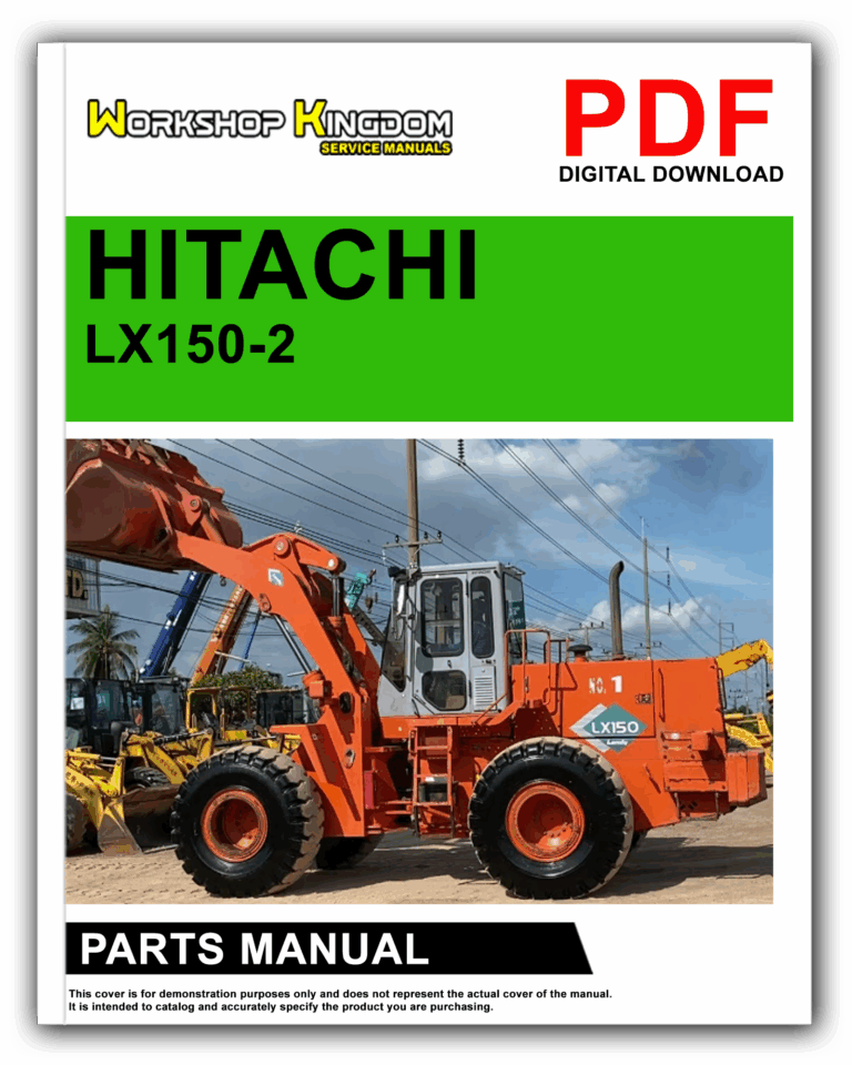 HITACHI LX150-2 Spare Parts Catalogue Manual – English – PDF Download