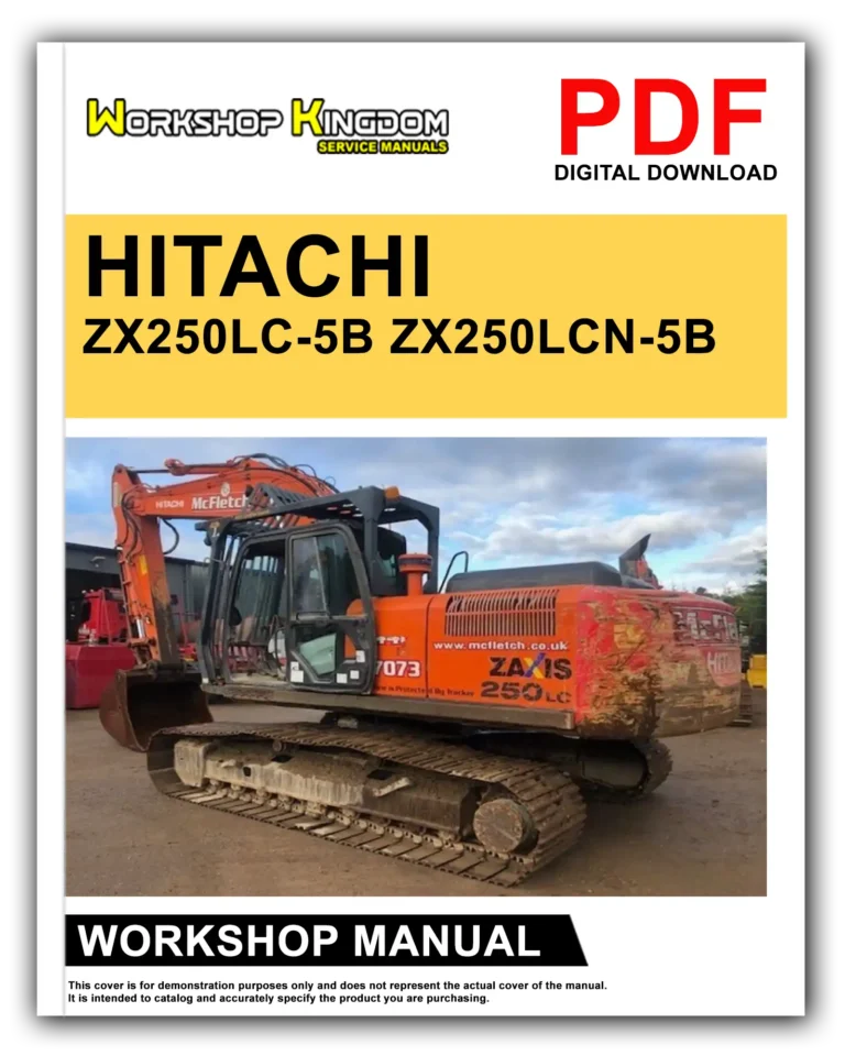 HITACHI ZX250LC-5B ZX250LCN-5B Workshop Repair Service Manual – English – PDF Download