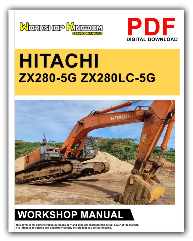 HITACHI ZX280-5G, ZX280LC-5G Workshop Repair Service Manual – English – PDF Download