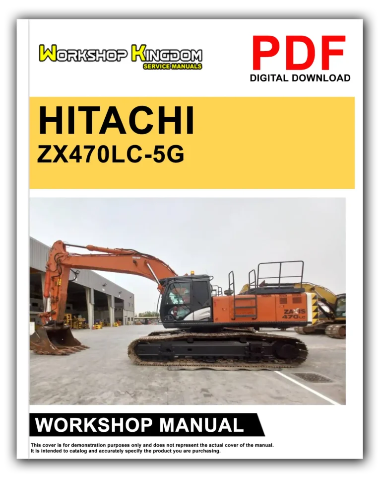 HITACHI ZX470LC-5G Workshop Repair Service Manual – English – PDF Download