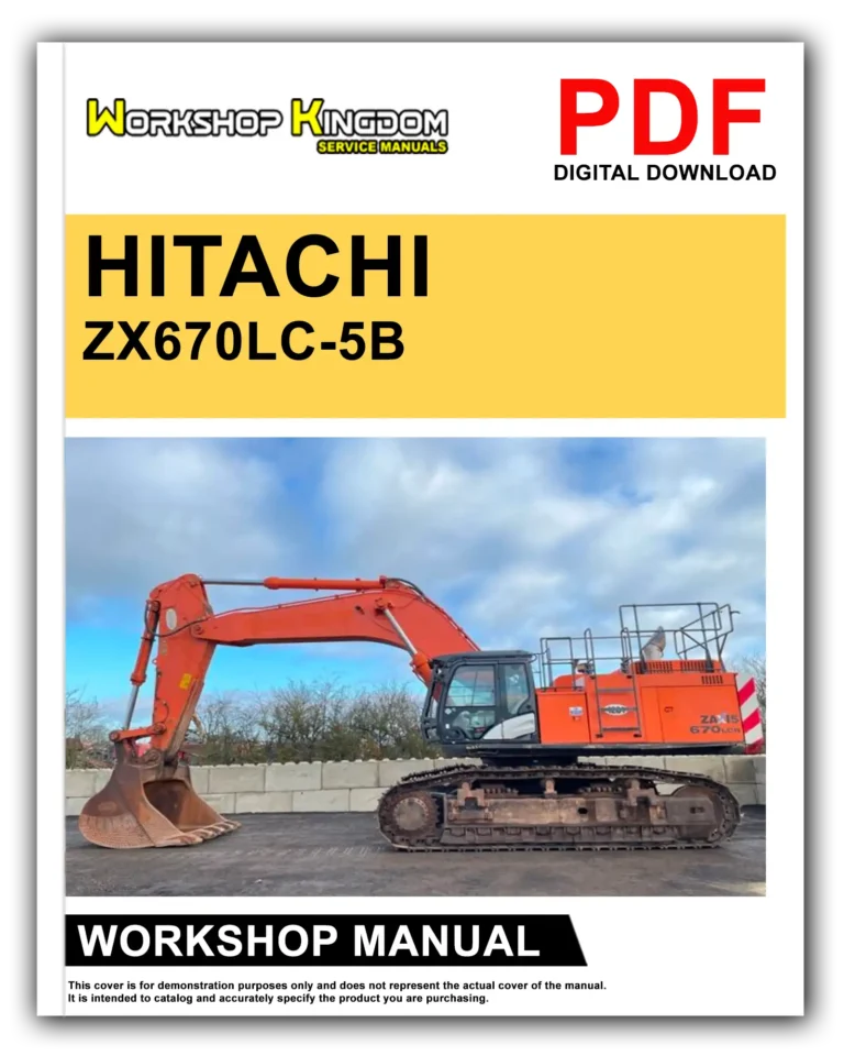HITACHI ZX670LC-5B Workshop Repair Service Manual – English – PDF Download