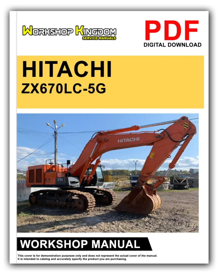 HITACHI ZX670LC-5G Workshop Repair Service Manual – English – PDF Download