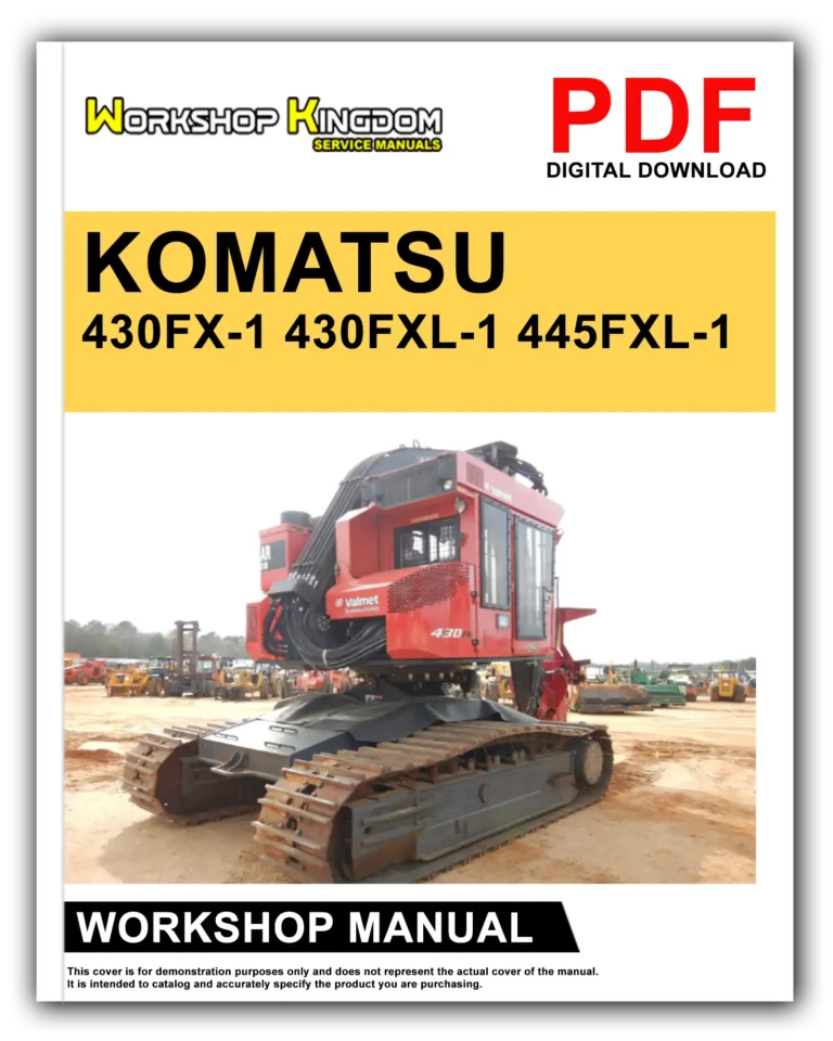 KOMATSU 430FX-1 430FXL-1 445FXL-1 Workshop Repair Service Manual – English – PDF Download