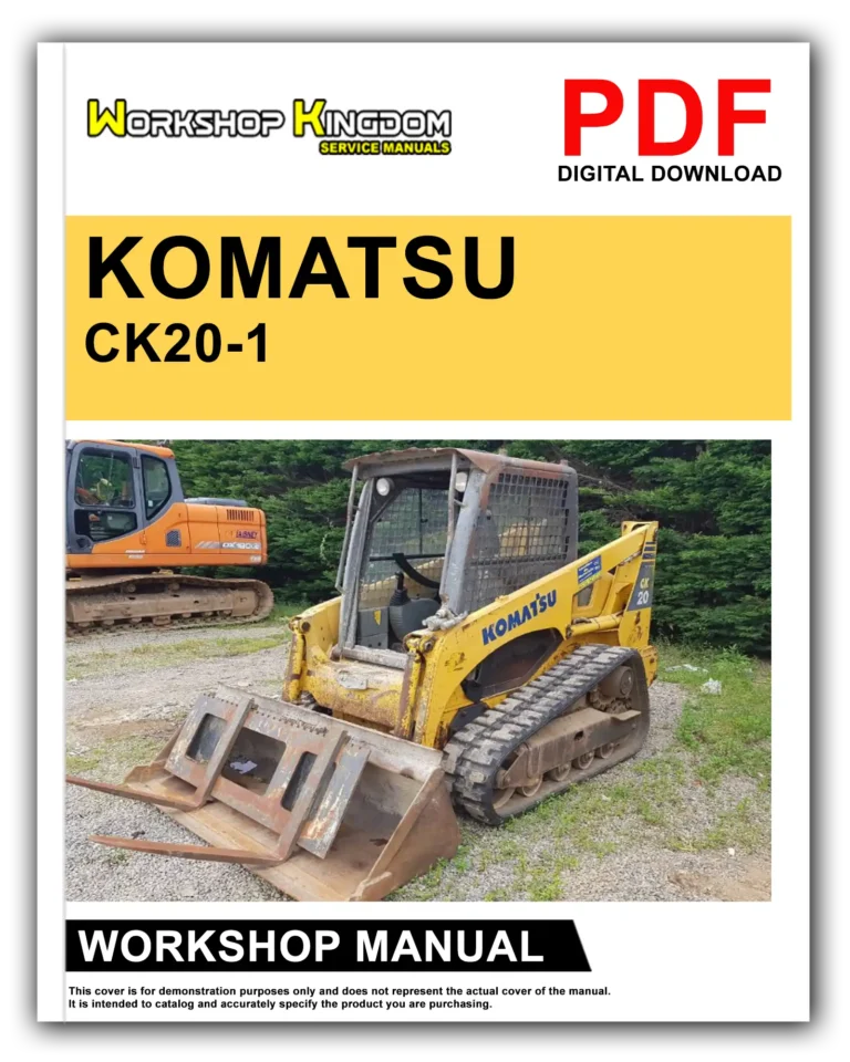 KOMATSU CK20-1 Workshop Repair Service Manual – English – PDF Download