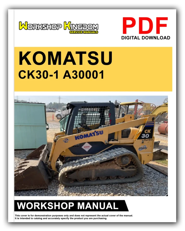 KOMATSU CK30-1 Workshop Repair Service Manual – English – PDF Download