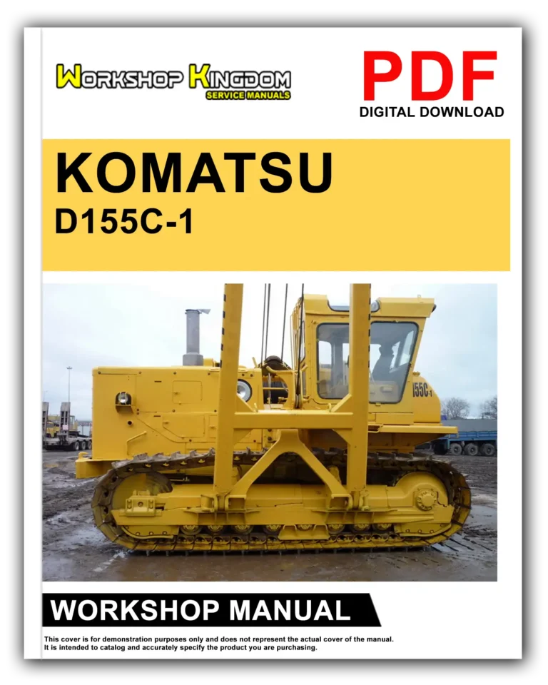 KOMATSU D155C-1 31856 AND UP Workshop Repair Service Manual – English – PDF Download