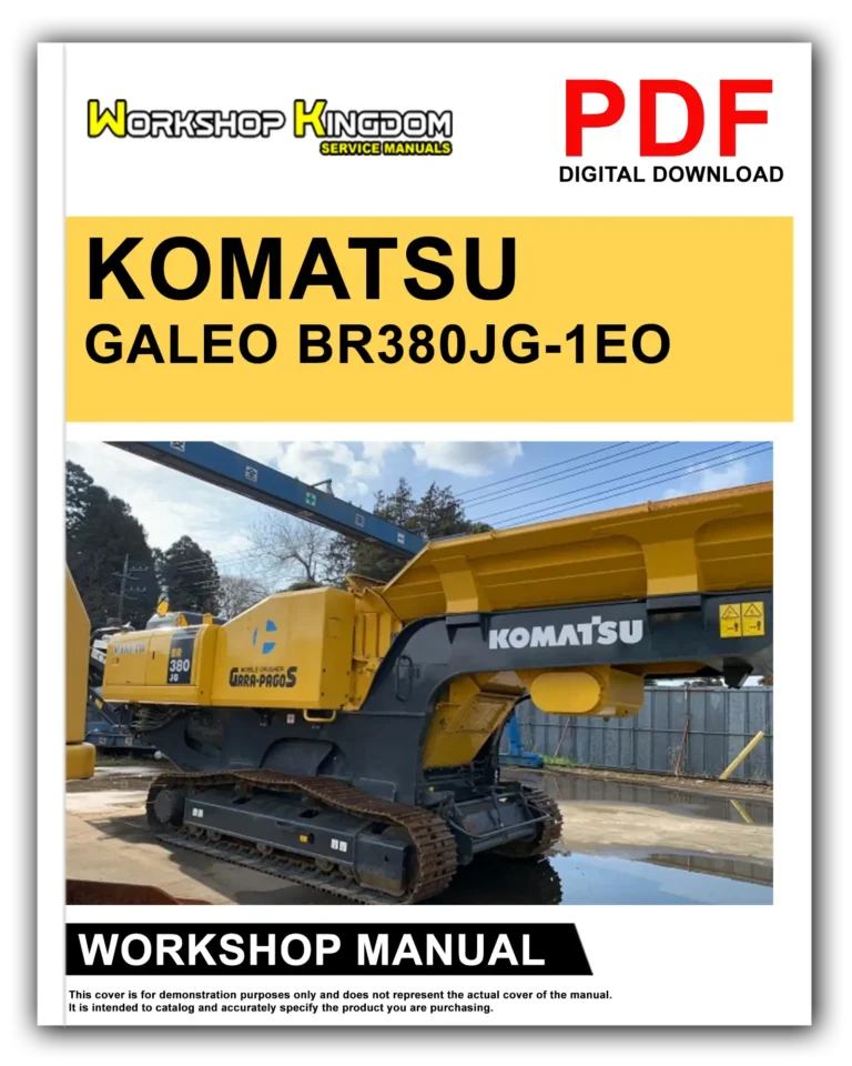 KOMATSU GALEO BR380JG-1EO 2001 AND UP Workshop Repair Service Manual – English – PDF Download