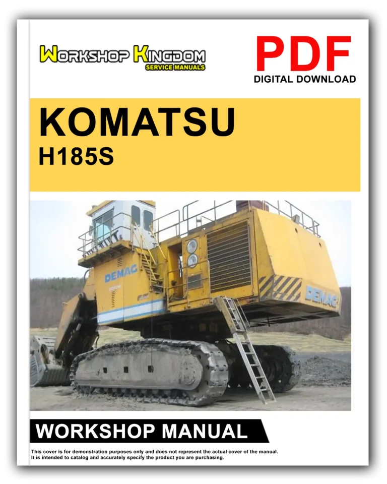 KOMATSU H185S Workshop Repair Service Manual – English – PDF Download