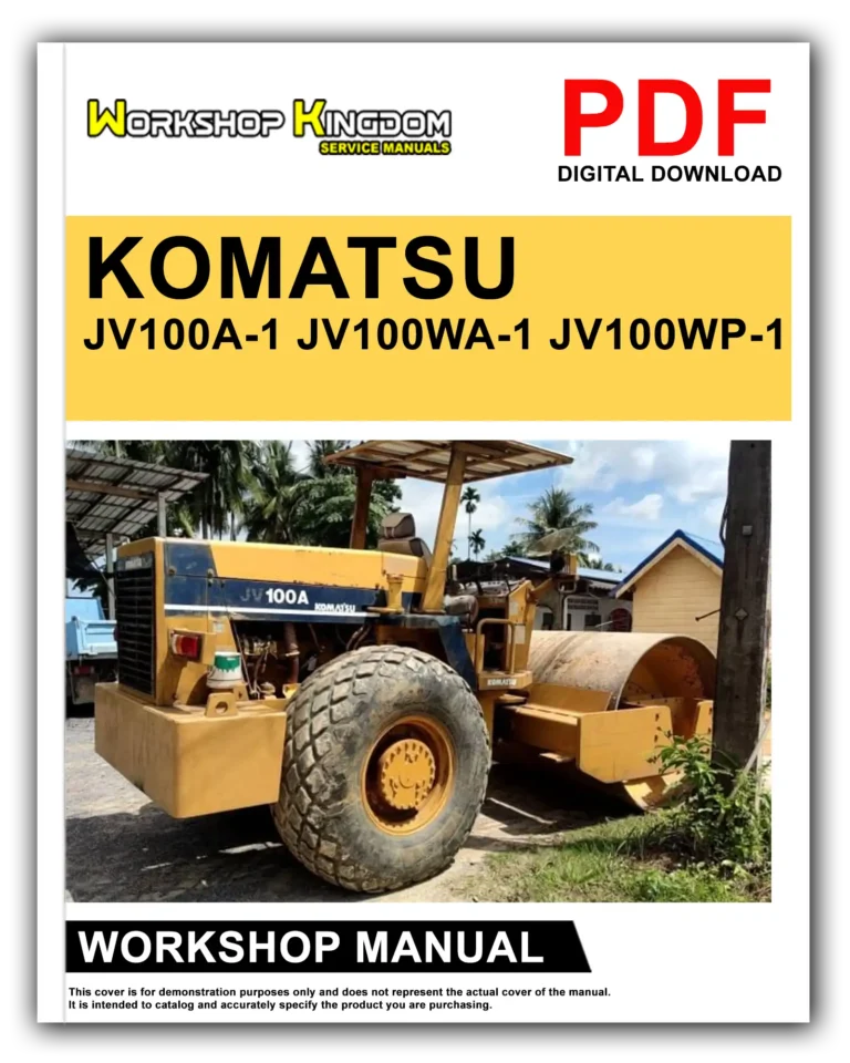 KOMATSU JV100A-1 JV100WA-1 JV100WP-1 Workshop Repair Service Manual – English – PDF Download