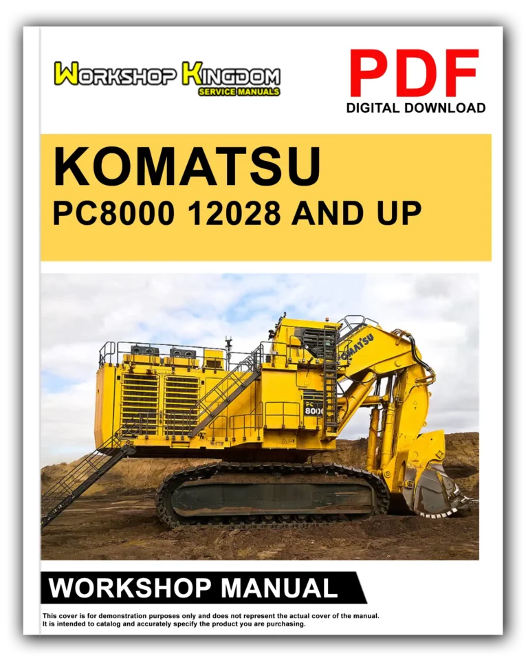 KOMATSU PC8000 12028 TO 12048 AND UP Workshop Repair Service Manual – English – PDF Download