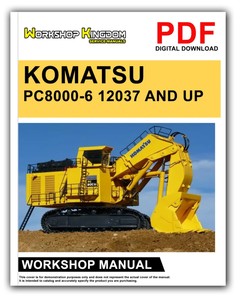 KOMATSU PC8000-6 12037 12040 AND UP Workshop Repair Service Manual – English – PDF Download