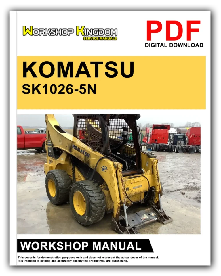KOMATSU SK1026-5N A80001 Workshop Repair Service Manual – English – PDF Download