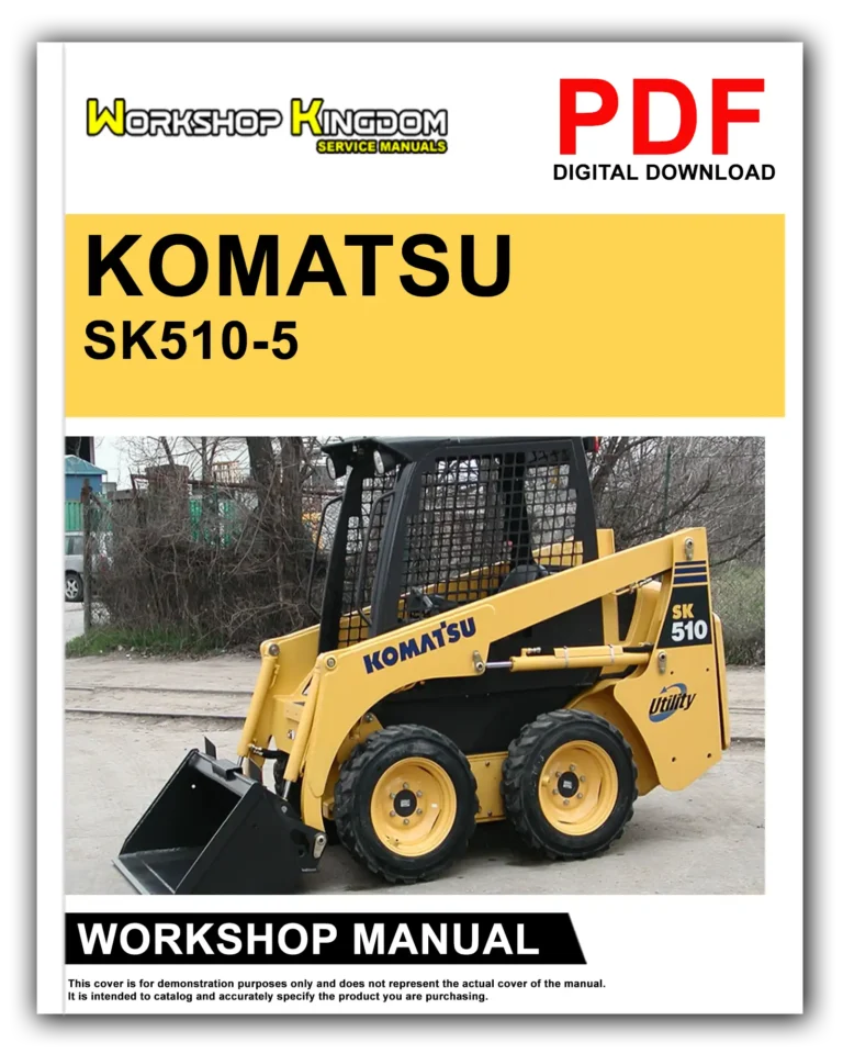 KOMATSU SK510-5 Workshop Repair Service Manual – English – PDF Download