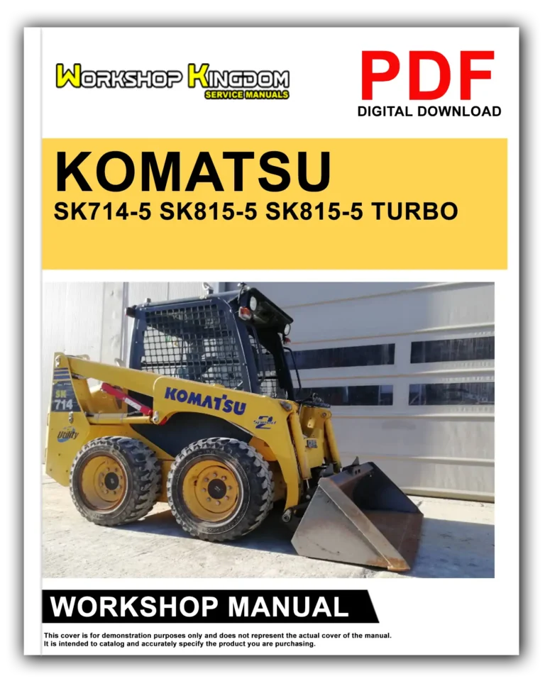 KOMATSU SK714-5 SK815-5 SK815-5 TURBO Workshop Repair Service Manual – English – PDF Download