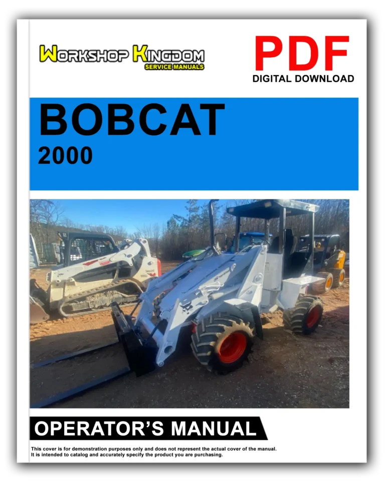 BOBCAT 2000 ROUGH TERRAIN FORKLIFT Operator’s Manual – English – PDF Download
