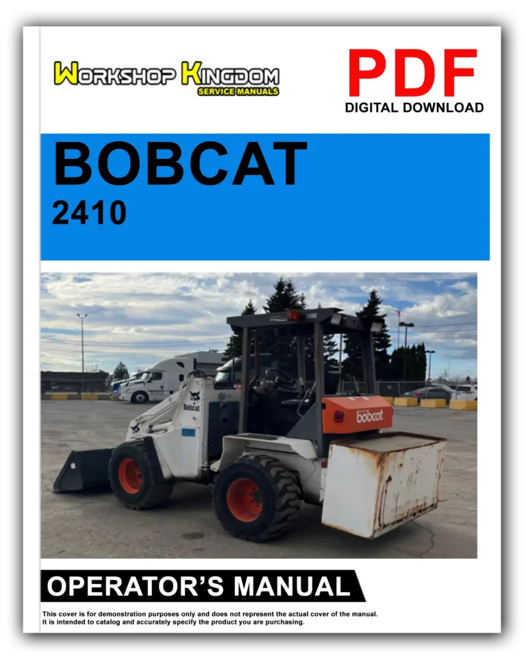 BOBCAT 2410 Operator’s Manual – English – PDF Download