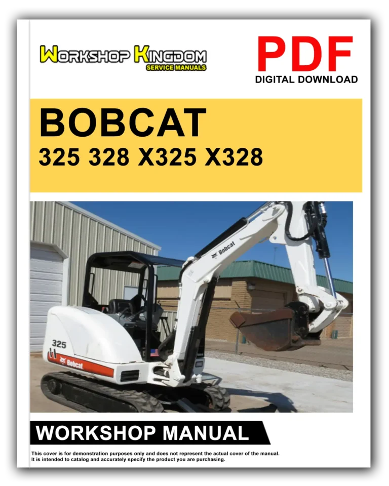 BOBCAT 325 328 X325 X328 Workshop Repair Service Manual – English – PDF Download