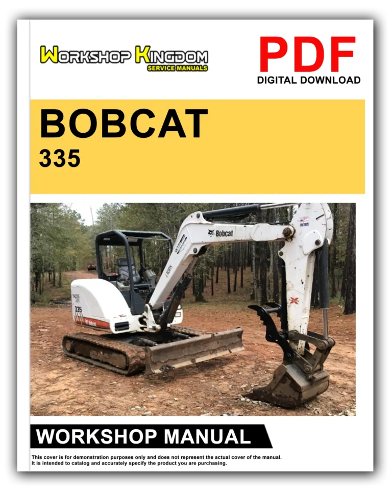 BOBCAT 335 Workshop Repair Service Manual – English – PDF Download