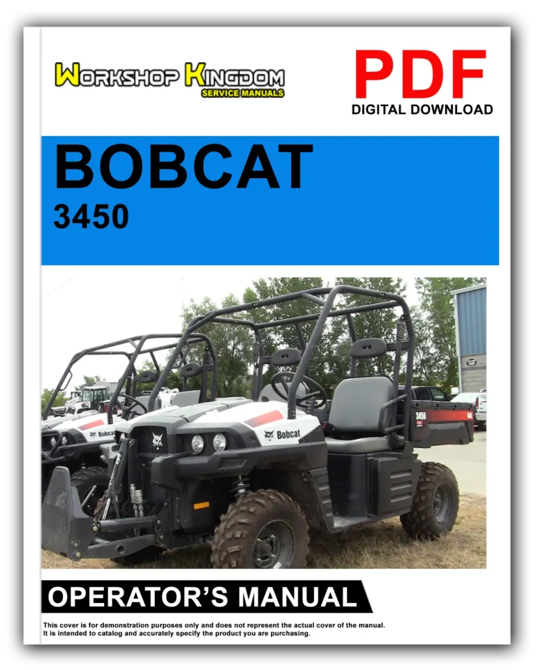 BOBCAT 3450 Operator’s Manual – English – PDF Download