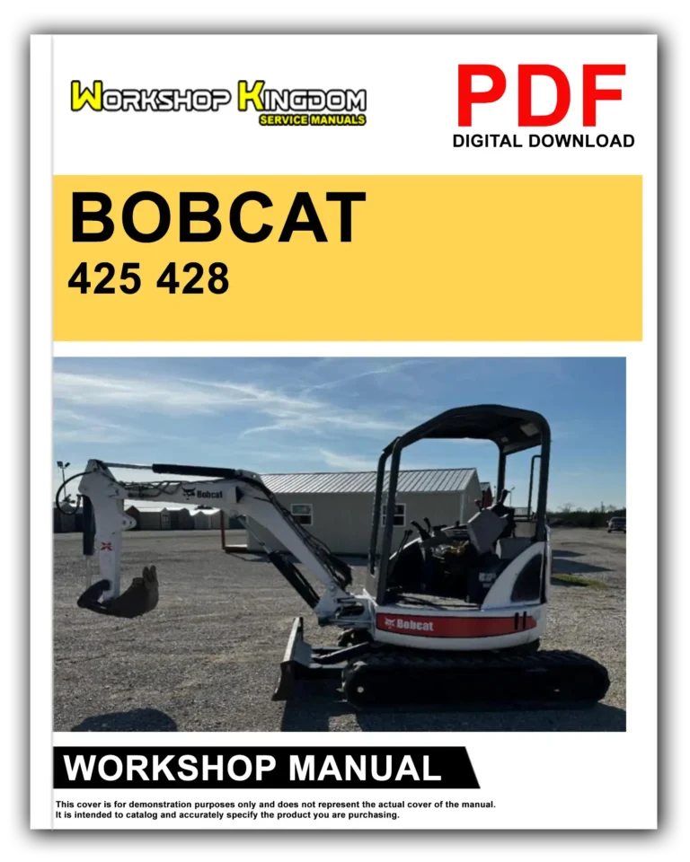 BOBCAT 425 428 Workshop Repair Service Manual – English – PDF Download