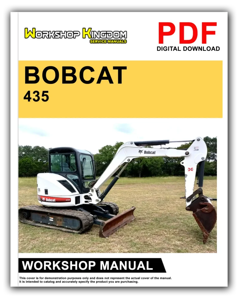 BOBCAT 435 Workshop Repair Service Manual – English – PDF Download