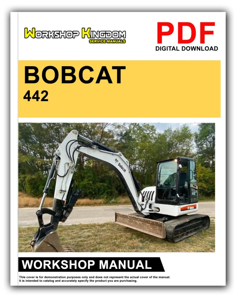BOBCAT 442 Workshop Repair Service Manual – English – PDF Download