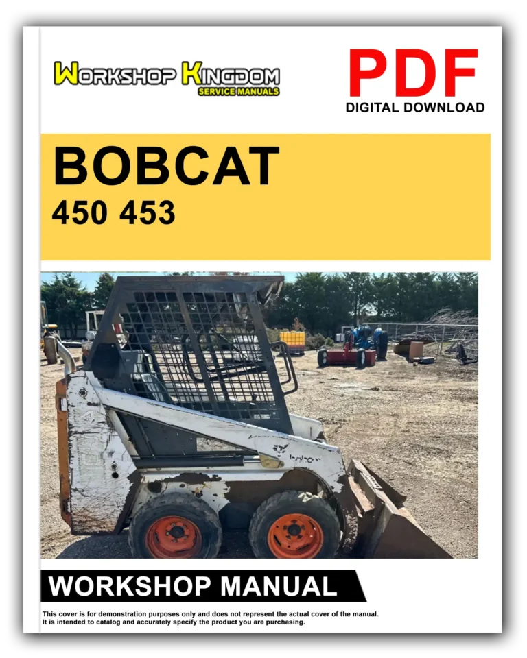 BOBCAT 450 453 Workshop Repair Service Manual – English – PDF Download