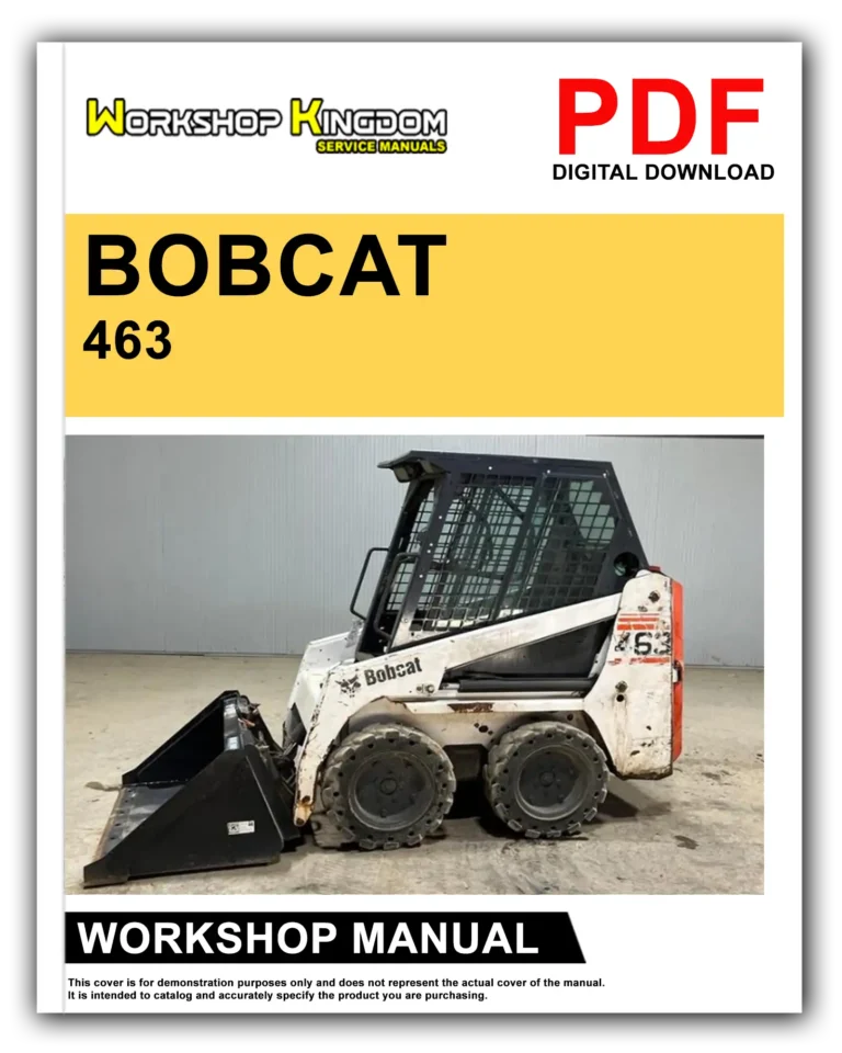 BOBCAT 463 Workshop Repair Service Manual – English – PDF Download