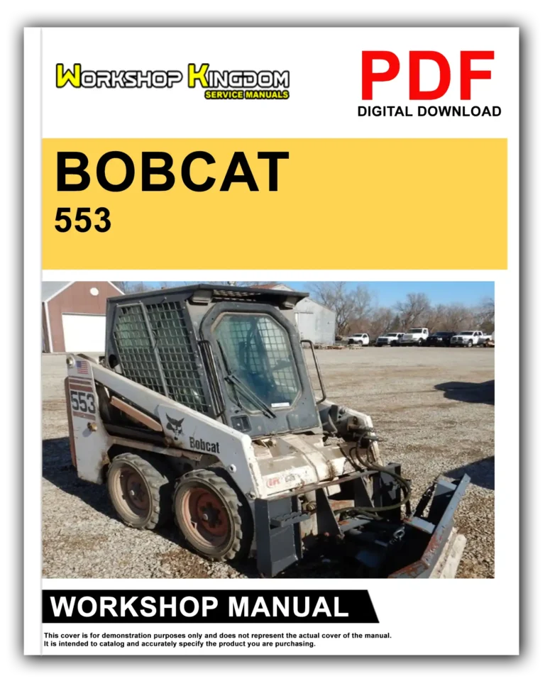 BOBCAT 553 Workshop Repair Service Manual – English – PDF Download
