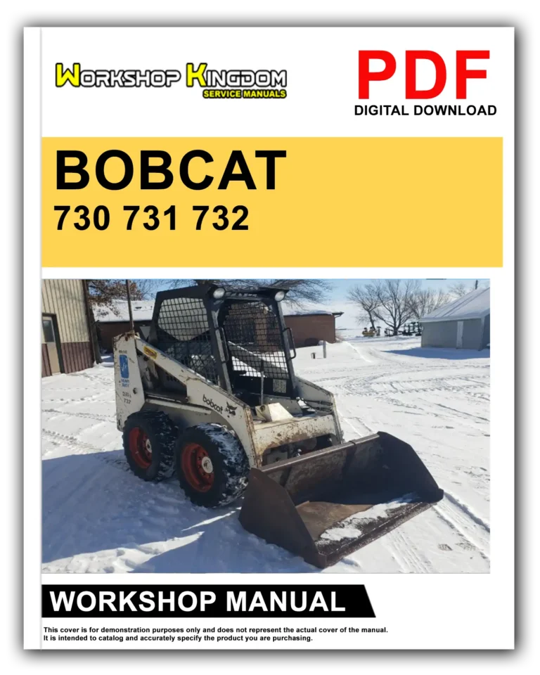 BOBCAT 730 731 732 Workshop Repair Service Manual – English – PDF Download
