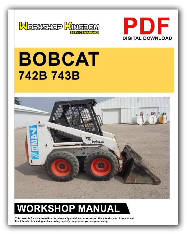 BOBCAT 742B 743B Workshop Repair Service Manual – English – PDF Download