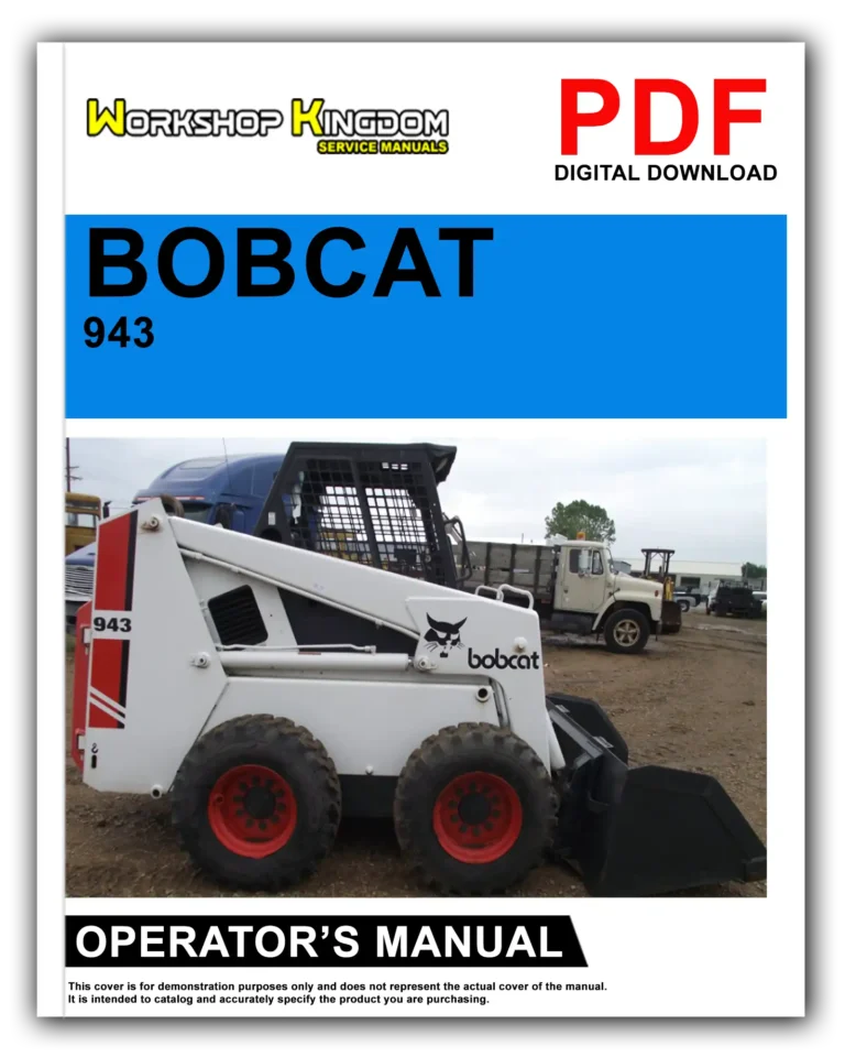BOBCAT 943 HIGH FLOW Operator’s Manual – English – PDF Download