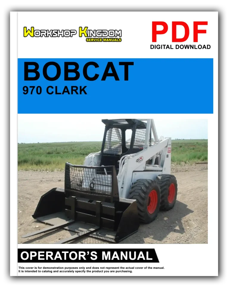 BOBCAT 970 Operator’s Manual – English – PDF Download