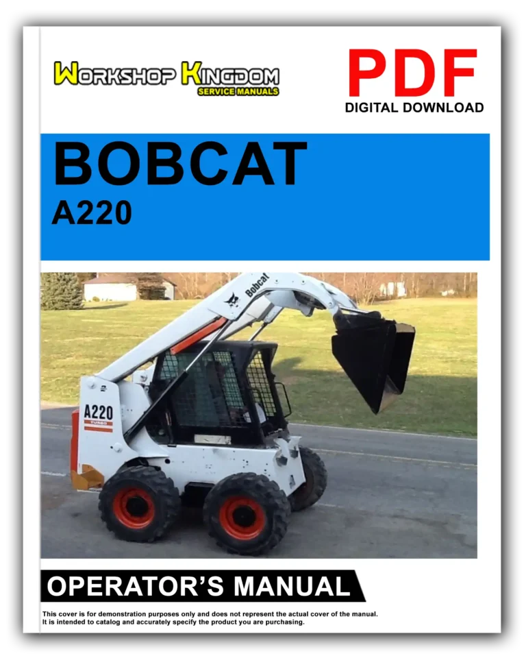 BOBCAT A220 Operator’s Manual – English – PDF Download