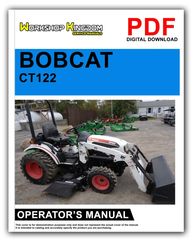 BOBCAT CT122 Operator’s Manual – English – PDF Download