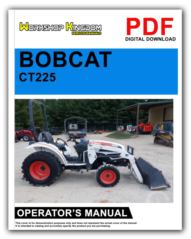 BOBCAT CT225 Operator’s Manual – English – PDF Download