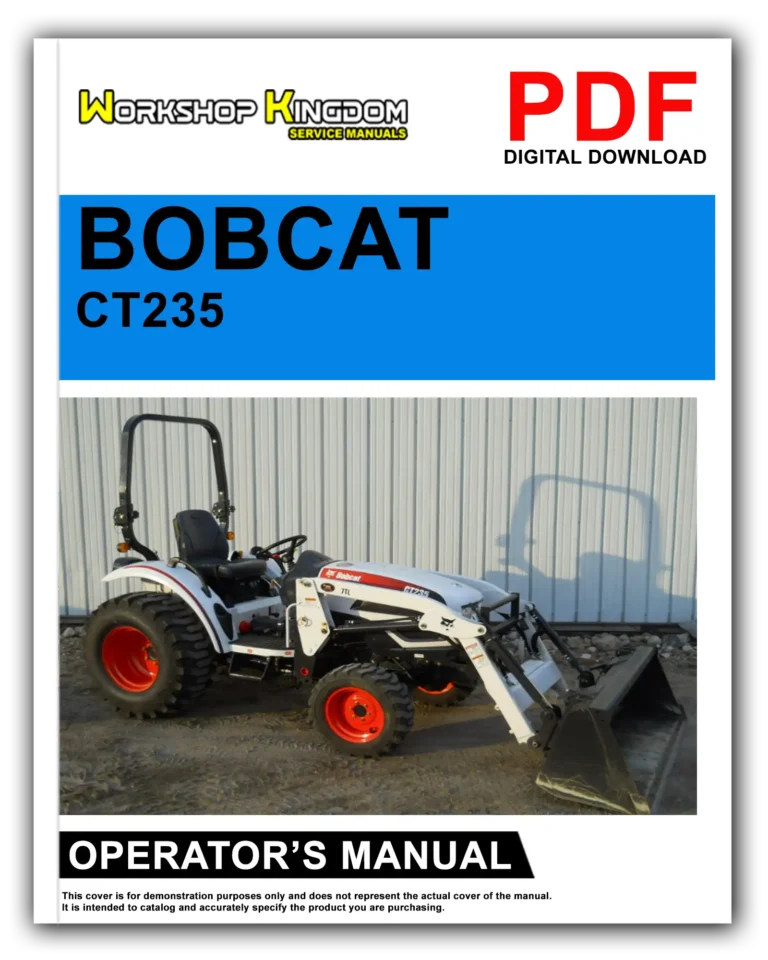 BOBCAT CT235 Operator’s Manual – English – PDF Download