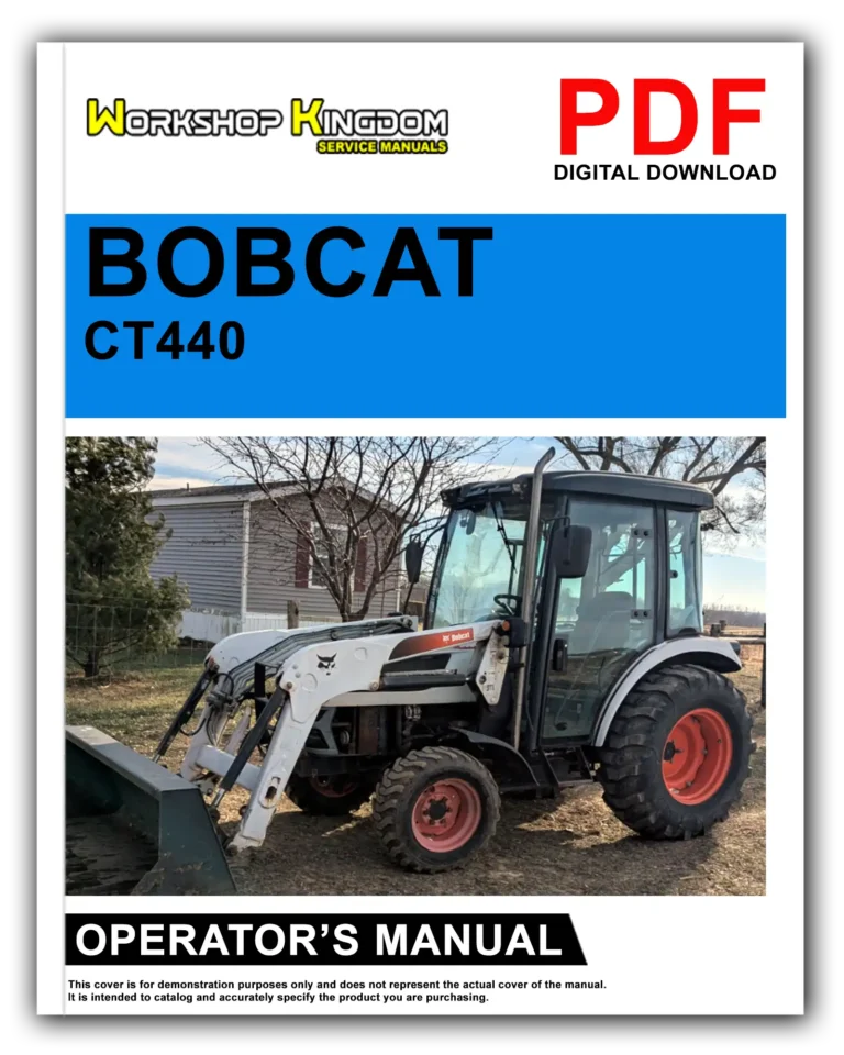 BOBCAT CT440 Operator’s Manual – English – PDF Download