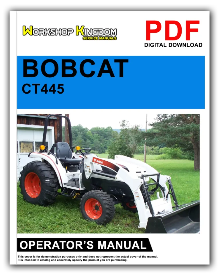 BOBCAT CT445 Operator’s Manual – English – PDF Download
