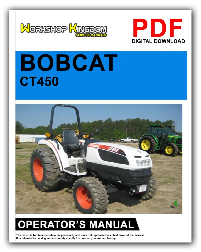 BOBCAT CT450 Operator’s Manual – English – PDF Download