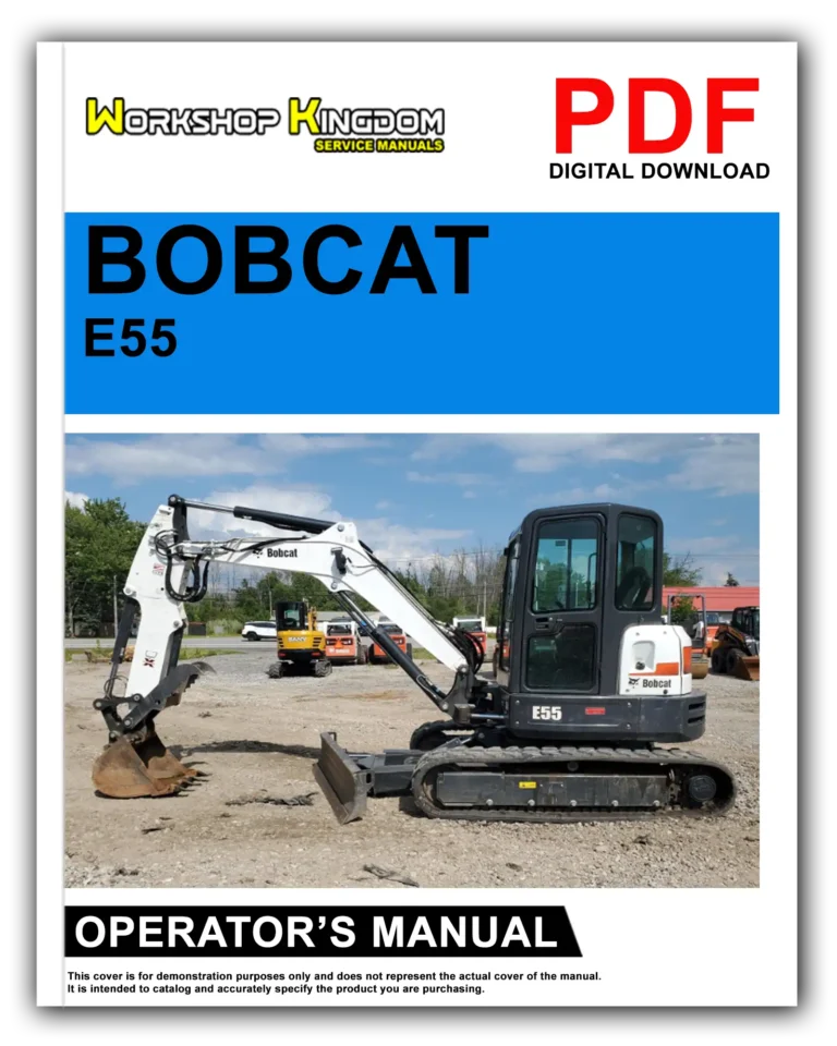 BOBCAT E55 Operator’s Manual – English – PDF Download